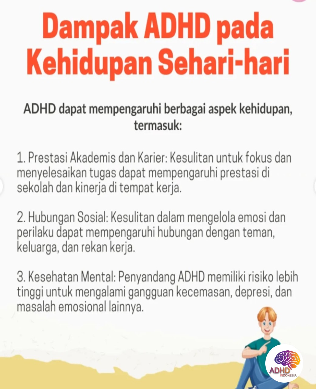 ADHD dan Hubungan Sosial Anak di Lingkungan Sekolah di Kabupaten Tulungagung