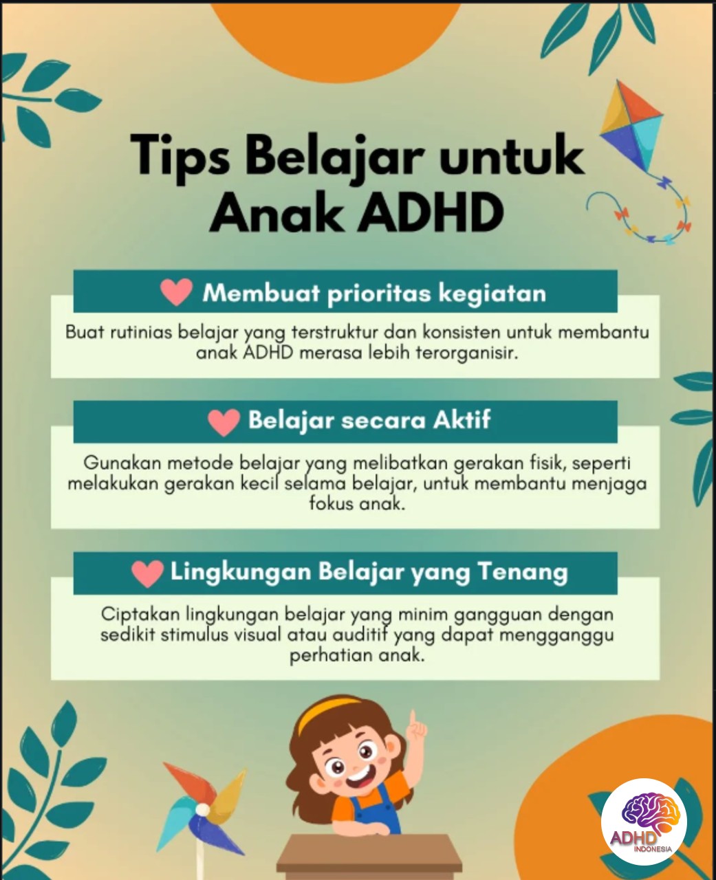 Strategi Belajar yang Cocok untuk Anak ADHD di Kabupaten Tulungagung